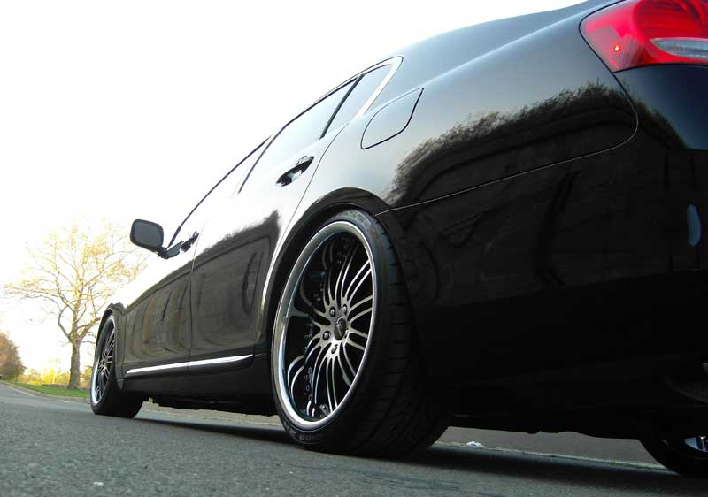 Vertini Wheels Hennessey 20 Staggered on Lexus GS350 